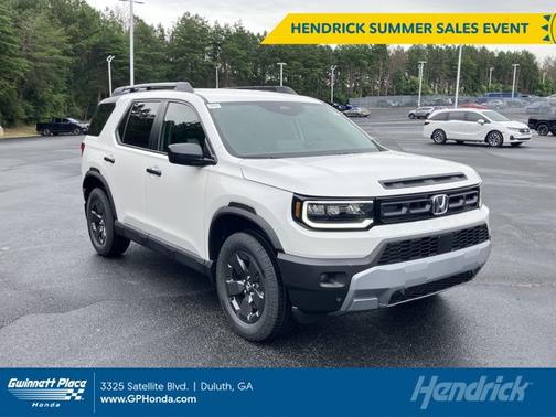 Platinum White Pearl 2026 Honda Passport RTL Towing