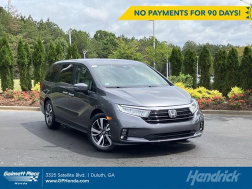 Modern Steel Metallic 2023 Honda Odyssey Touring