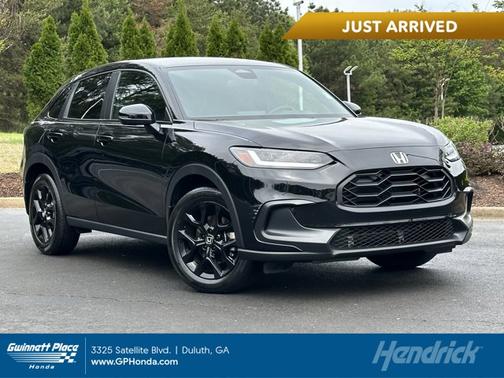 Crystal Black Pearl 2024 Honda HR-V Sport
