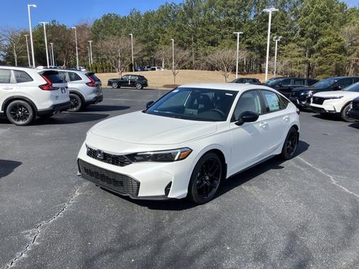 Platinum White Pearl 2026 Honda Civic Sport