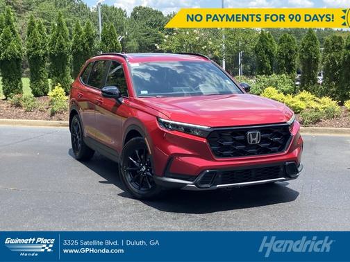 Radiant Red Metallic 2026 Honda CR-V Hybrid Sport-L