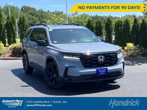Sonic Gray Pearl 2025 Honda Pilot Black Edition