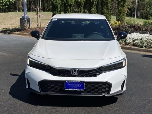 Platinum White Pearl 2025 Honda Civic Sport
