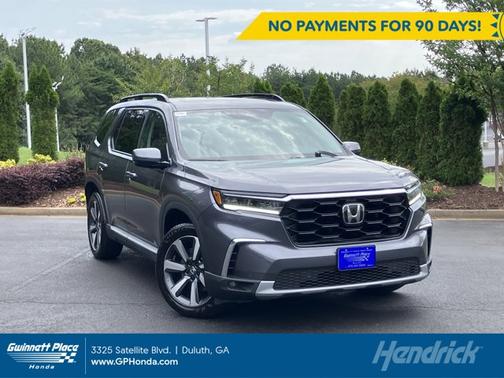 Modern Steel Metallic 2025 Honda Pilot Touring