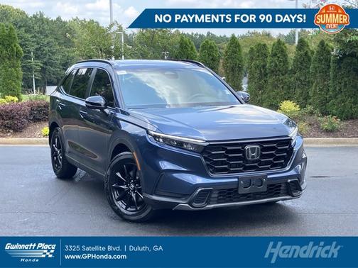 Canyon River Blue Metallic 2026 Honda CR-V Hybrid Sport