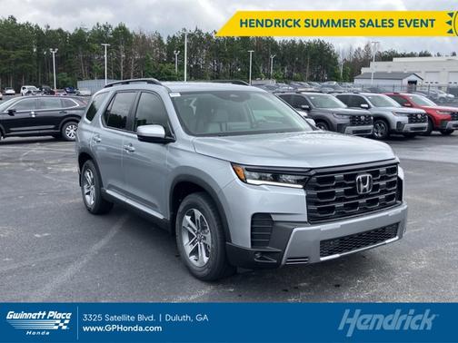 Solar Silver Metallic 2026 Honda Pilot EX-L