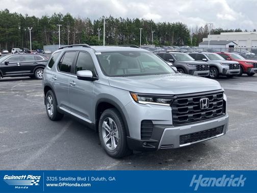 Solar Silver Metallic 2026 Honda Pilot EX-L