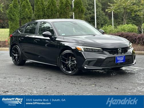 Crystal Black Pearl 2024 Honda Civic Sport