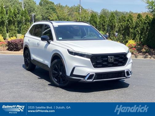 Platinum White Pearl 2024 Honda CR-V Hybrid Sport Touring