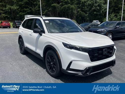 Platinum White Pearl 2026 Honda CR-V Hybrid Sport-L