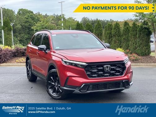 Radiant Red Metallic 2026 Honda CR-V Hybrid Sport-L