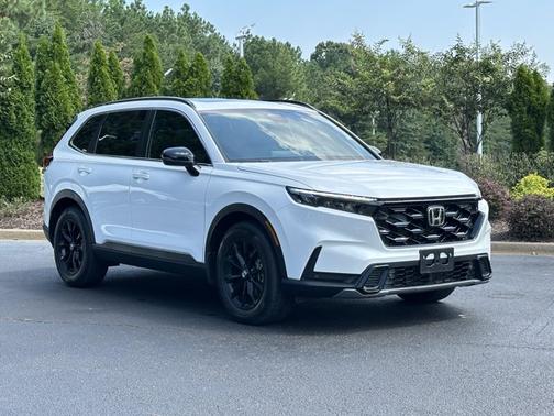 Platinum White Pearl 2025 Honda CR-V Hybrid Sport-L