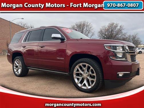 Red 2017 Chevrolet Tahoe Premier