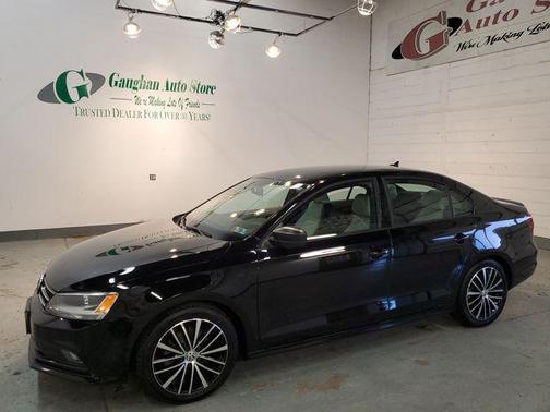 Black 2016 Volkswagen Jetta 1.8T Sport