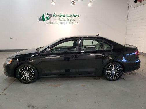 Black 2016 Volkswagen Jetta 1.8T Sport