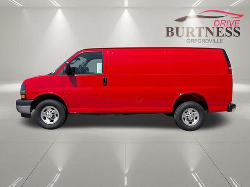 Red Hot 2026 Chevrolet Express 3500 3500 Regular Wheelbase, WT, RWD