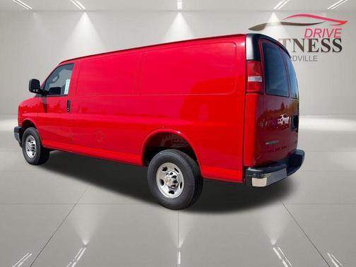 Red Hot 2026 Chevrolet Express 3500 3500 Regular Wheelbase, WT, RWD