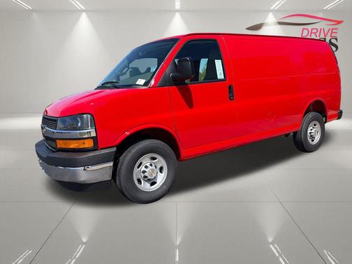 Red Hot 2026 Chevrolet Express 3500 3500 Regular Wheelbase, WT, RWD