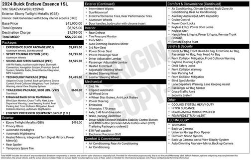 2024 Buick Enclave Essence AWD