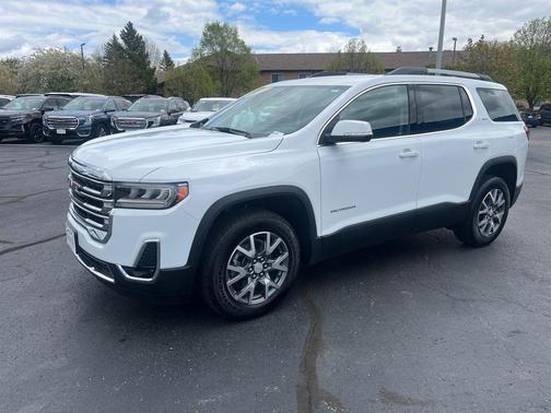Summit White 2023 GMC Acadia AWD SLT