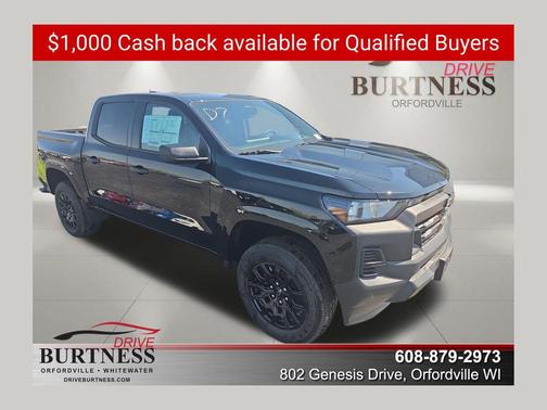 Black 2026 Chevrolet Colorado WT