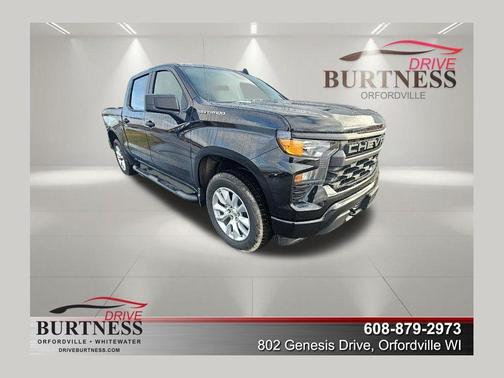 Black 2026 Chevrolet Silverado 1500 Custom