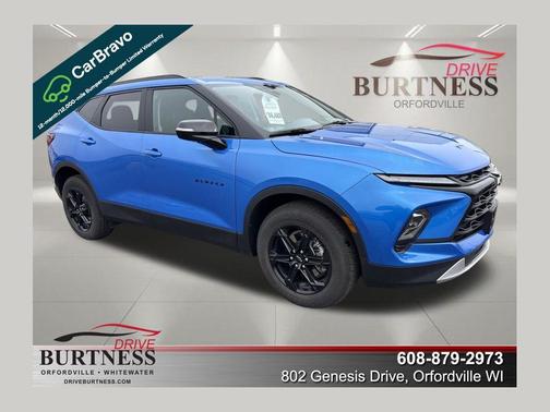 Riptide Blue Metallic 2024 Chevrolet Blazer 3LT