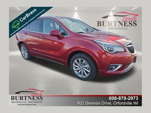 Chili Red Metallic 2020 Buick Envision AWD Essence