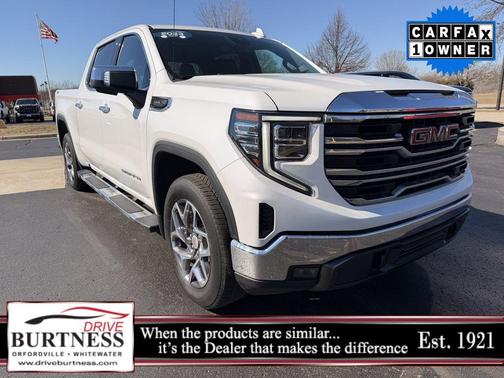 White Frost Tricoat 2023 GMC Sierra 1500 SLT