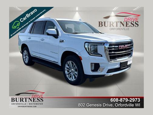Summit White 2023 GMC Yukon SLT