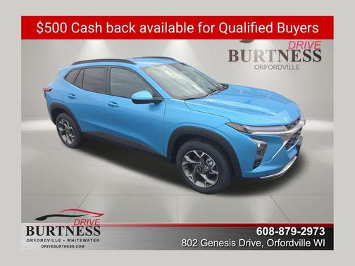 Marina Blue Metallic 2026 Chevrolet Trax LT