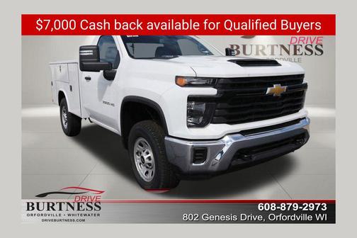 Summit White 2024 Chevrolet Silverado 3500 WT