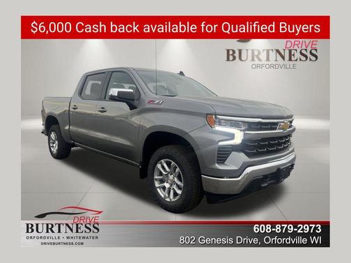 Sterling Gray Metallic 2026 Chevrolet Silverado 1500 LT