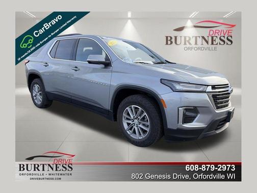 Sterling Gray Metallic 2023 Chevrolet Traverse LT Cloth