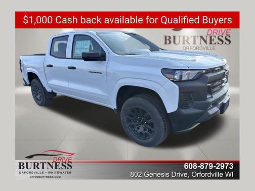 Summit White 2026 Chevrolet Colorado WT