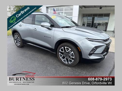 Sterling Gray Metallic 2025 Chevrolet Blazer RS