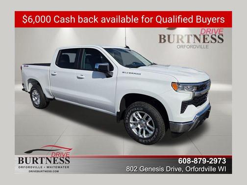 Summit White 2026 Chevrolet Silverado 1500 LT