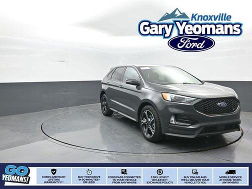 Gray 2021 Ford Edge ST