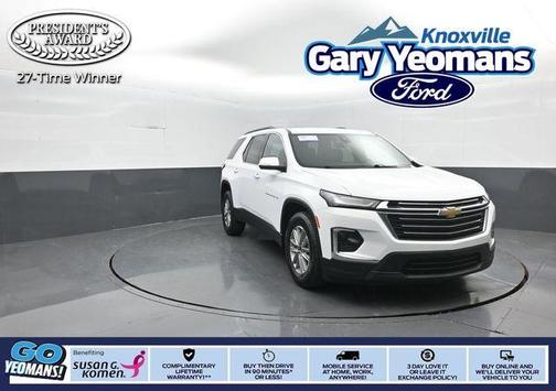 Summit White 2023 Chevrolet Traverse LT Leather