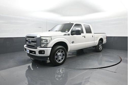White Platinum Clearcoat Metallic 2015 Ford F-250 Platinum