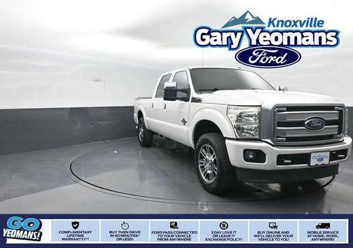 White Platinum Clearcoat Metallic 2015 Ford F-250 Platinum
