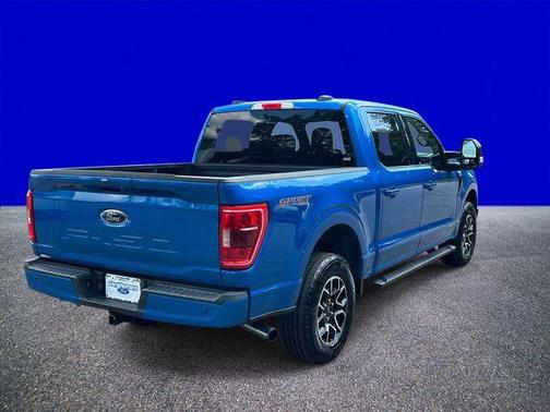 Blue Metallic 2021 Ford F-150 XLT