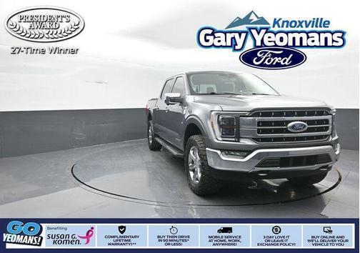 Gray 2021 Ford F-150 Lariat