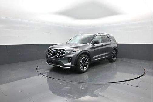Gray 2026 Ford Explorer Platinum