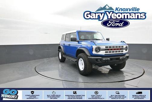 Blue 2026 Ford Bronco Heritage Edition