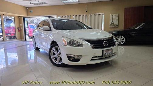 Solid White 2015 Nissan Altima 2.5 SV