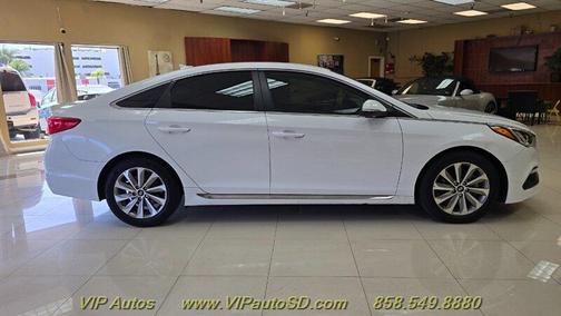 Quartz White Pearl 2016 Hyundai SONATA Sport