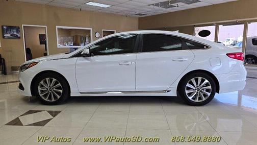 Quartz White Pearl 2016 Hyundai SONATA Sport