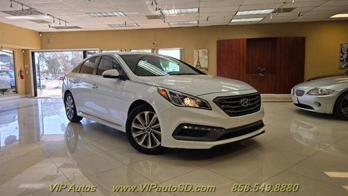 Quartz White Pearl 2016 Hyundai SONATA Sport