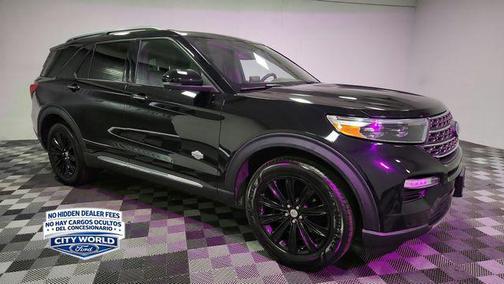 AGATE BLACK METALLIC 2022 Ford Explorer King Ranch